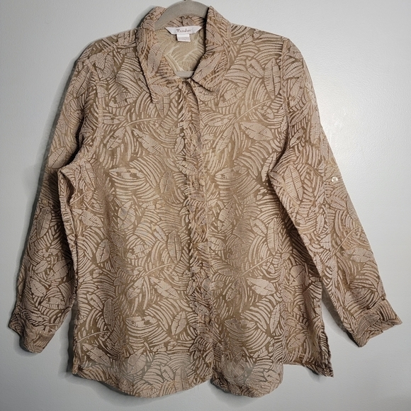 Vintage | TanJay | Large | Button Up Long Sleeve - Picture 1 of 11